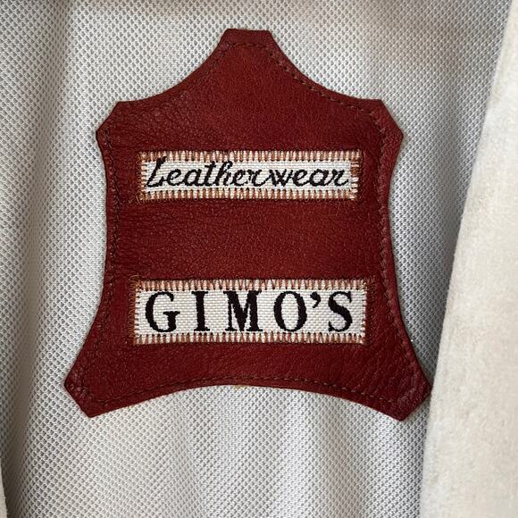 Gimo's Leatherwear Men's Italian Suede Jacket Beige Size L - Picture 11 of 13